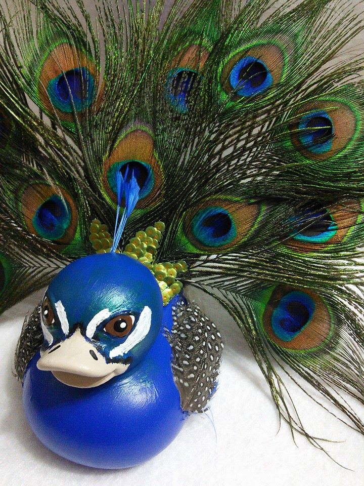 Made to order Peacock rubber duck